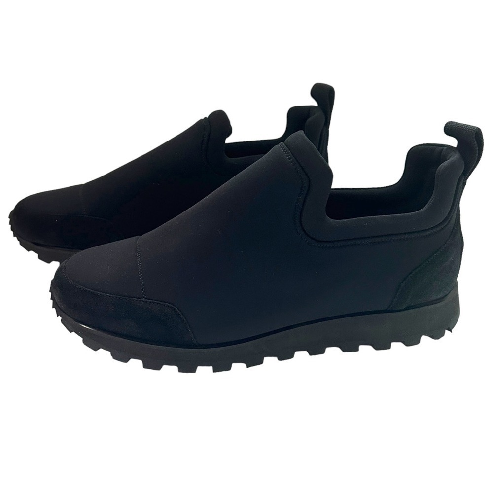 James PERSE New no tag Zuma Black Neoprene & Suede slip-on sneakers mens… - Picture 2 of 14
